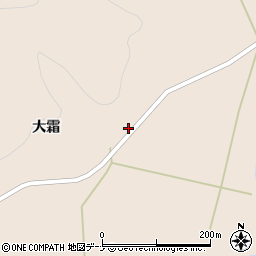 秋田県由利本荘市長坂大霜8周辺の地図
