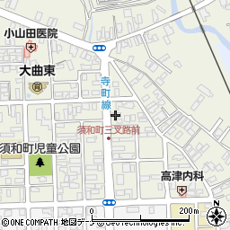 株式会社アイネックス　大仙営業所周辺の地図