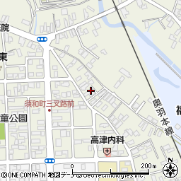 秋田県大仙市大曲須和町2丁目6-3周辺の地図