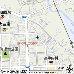 秋田県大仙市大曲須和町2丁目2-30周辺の地図