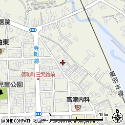 秋田県大仙市大曲須和町2丁目6-5周辺の地図