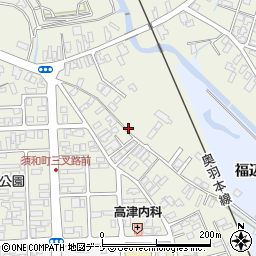 秋田県大仙市大曲須和町2丁目周辺の地図