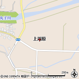 秋田県大仙市高梨上川原周辺の地図