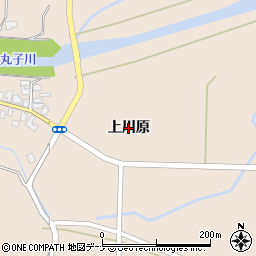 秋田県大仙市高梨（上川原）周辺の地図