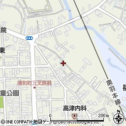 秋田県大仙市大曲須和町2丁目6-7周辺の地図
