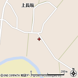 秋田県由利本荘市長坂三嶽前6周辺の地図