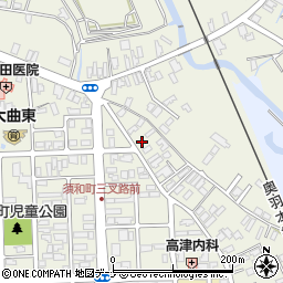 秋田県大仙市大曲須和町2丁目6周辺の地図