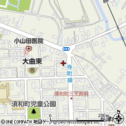 秋田県大仙市大曲須和町2丁目3周辺の地図