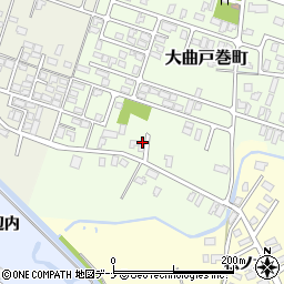 秋田県大仙市大曲戸巻町2周辺の地図
