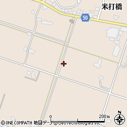 秋田県大仙市高梨麻生田周辺の地図