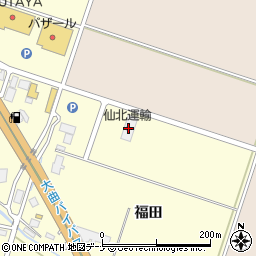 仙北運輸周辺の地図