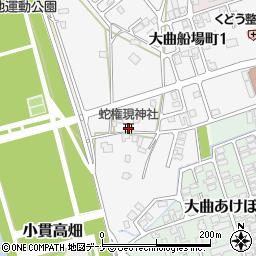 蛇権現神社周辺の地図