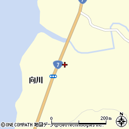 秋田県由利本荘市親川周辺の地図