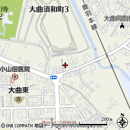 秋田県大仙市大曲須和町2丁目4-48周辺の地図