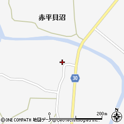 秋田県大仙市南外中宿1周辺の地図