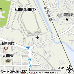 秋田県大仙市大曲須和町2丁目4-45周辺の地図