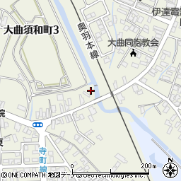 秋田県大仙市大曲須和町2丁目4-35周辺の地図