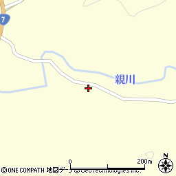 秋田県由利本荘市親川ツツヂ山74周辺の地図