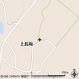 秋田県由利本荘市長坂前谷地周辺の地図