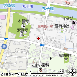 株式会社美音社　大町店周辺の地図