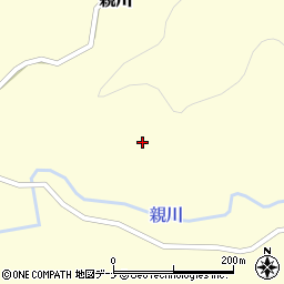 秋田県由利本荘市親川小向周辺の地図