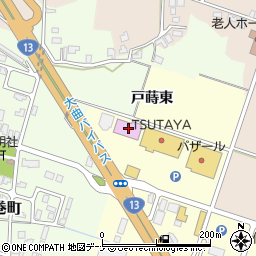 株式会社アクアス大仙営業所周辺の地図