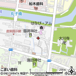 大曲大町Kパーキング１周辺の地図