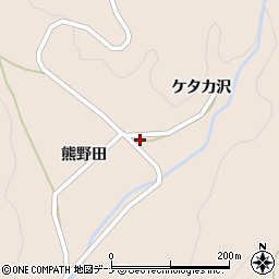 秋田県由利本荘市大内三川熊野田239周辺の地図