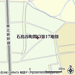 岩手県花巻市石鳥谷町関口第１７地割周辺の地図