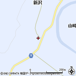 秋田県由利本荘市新沢小坂2周辺の地図