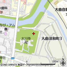 秋田県大仙市大曲須和町3丁目1周辺の地図