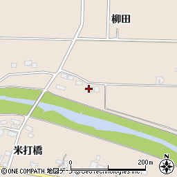 秋田県大仙市高梨柳田189周辺の地図