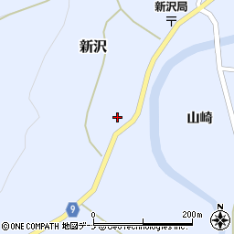 秋田県由利本荘市新沢小坂12周辺の地図