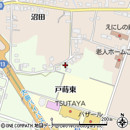 秋田県大仙市大曲戸巻町533周辺の地図