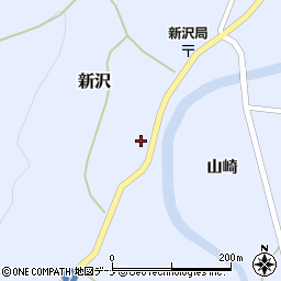 秋田県由利本荘市新沢小坂36周辺の地図