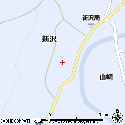 秋田県由利本荘市新沢小坂136周辺の地図
