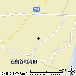 岩手県花巻市石鳥谷町滝田（第１９地割）周辺の地図