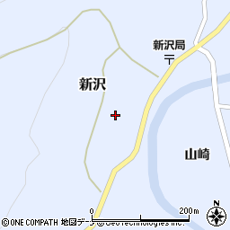 秋田県由利本荘市新沢小坂45周辺の地図