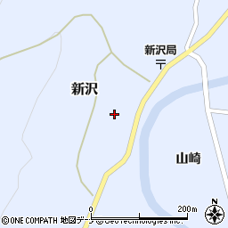 秋田県由利本荘市新沢小坂58周辺の地図