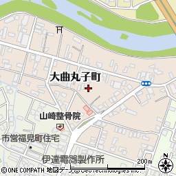 秋田県大仙市大曲丸子町周辺の地図