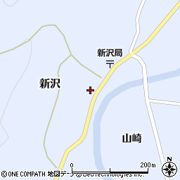秋田県由利本荘市新沢小坂125周辺の地図