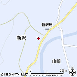 秋田県由利本荘市新沢小坂124周辺の地図