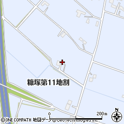 岩手県花巻市糠塚第１１地割周辺の地図