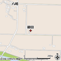 秋田県大仙市高梨柳田58-3周辺の地図