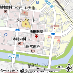 池田医院周辺の地図