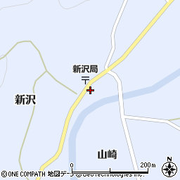 秋田県由利本荘市新沢小坂132周辺の地図