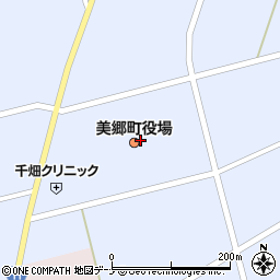 美郷町役場　農政課周辺の地図