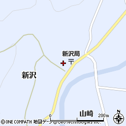 秋田県由利本荘市新沢小坂98周辺の地図