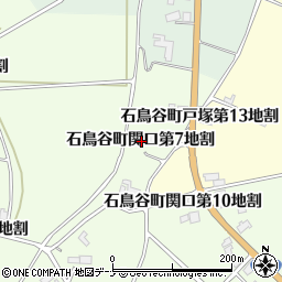 岩手県花巻市石鳥谷町関口第７地割周辺の地図