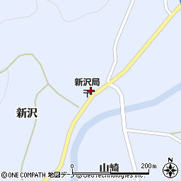 秋田県由利本荘市新沢小坂94周辺の地図